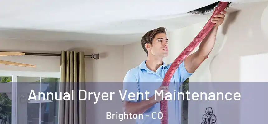  Annual Dryer Vent Maintenance Brighton - CO